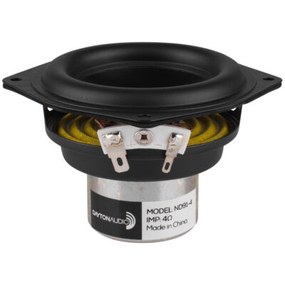 Dayton Audio ND91-4 3-1/2'' Aluminum Cone Full-Range Neo Driver 4 Ohm