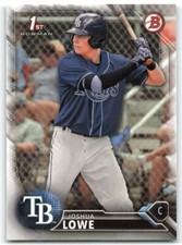 2016 Bowman Draft #BD-70 Joshua Lowe Tampa Bay Rays 3AC