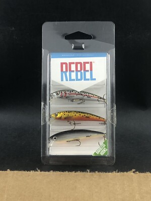 REBEL Tracdown, Barbless Hooks 3 Pack COMBINED SHIP $1 PER MULT