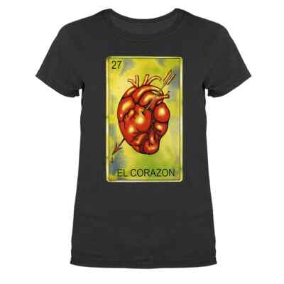 El Corazon Loteria Card Women's T-shirt
