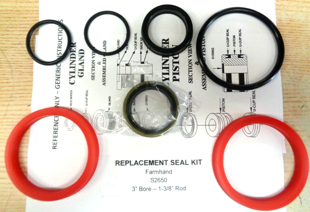 S2650 Seal Kit for some Farmhand 228A Loader cylinders with 3