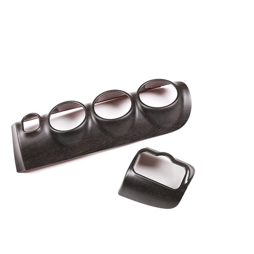 2×Oak Grain Headlight Switch Dashboard Air Vent Trim For Benz A Class W177 2019+ - Picture 2 of 12