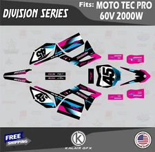 Graphics Kit for MotoTec Pro 60v (All Years) Division Series - MAGENTA