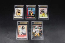 (5) 2005 Super Bowl XL Steelers Super Bowl Edition Beckett Encased Lot GL2408