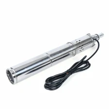 24V 370W Solar Water Pump Deep Well Solar Submersible Pump head 65m stainless US