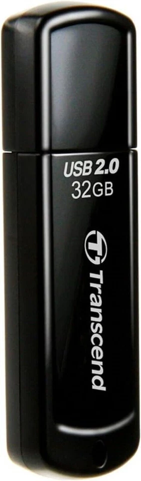 Transcend Jetflash 350 Mémoire USB, 32 Go, Noir - Photo 2/4