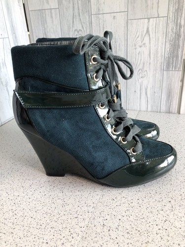 Wedge Heel Ankle Boots Uk6 