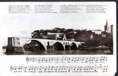 D03135- CPA84 - AVIGNON LE PONT ST BENZET ET SA CHANSON LEGENDAIRE