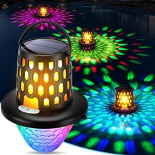 Floating Pool Lights,2026 Upgraded Solar Powered Pool Lights that Float,Flick...