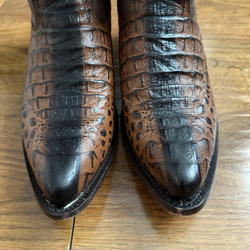 Men’s Soto Boots Size 10 Exotic Gator Tail Cowboy Boots Western - Изображение 4 из 4