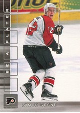 Simon Gagne Flyers 2001 Be A Player In The Game Hockey Card #82