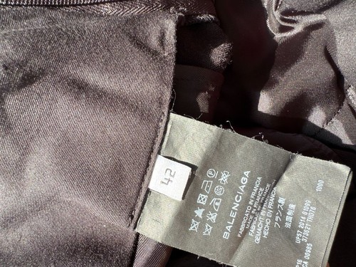 Balenciaga Sculptural Tapered Wollmischung Hose - Größe 42 - Bild 11 von 11