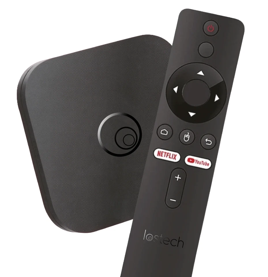 Tv BOX Decoder 4K WiFi Smart Tv 4GB Ram 64GB Rom LOSTECH Google TV Chromecast - Immagine 2 di 4