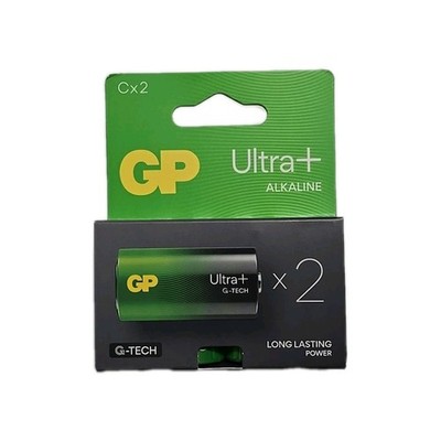 GP Batterien Ultra Plus + Alkaline 2er Pack Baby C LR14 MN 1400 4014 1,5V NEU