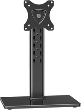 Single Monitor Stand Fits Max 32 Inch Computer Screen, Free-Standing Desk Stand