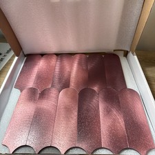 Peel and Stick Tile Backsplash, Self Adhesive Peacock Feather Rose Gold BA1