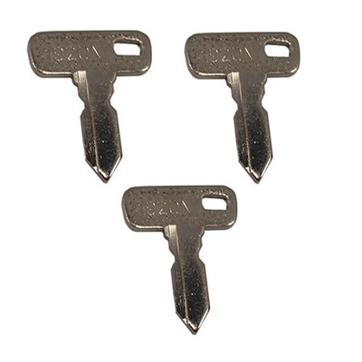 Set of 3 Keys Fits Club Car Golf Cart Key 84 & Up Gas & Electric DS & Precedent