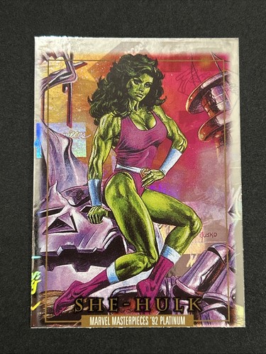 2024 Upper Deck Marvel Masterpieces '92 Holofoil She-Hulk #82