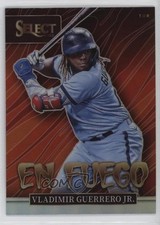 2022 Panini Select En Fuego Holo Prizm Vladimir Guerrero Jr #EF10 4d3