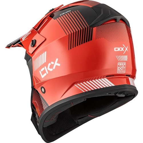 CKX Adults Dart Red Off-Road TX228 Off-Road Helmet - Picture 1 of 6