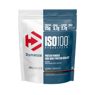 DYMATIZE Whey Protein Pulver Shake ISO 100 Hydrolyzed Gourmet Chocolate 576 g