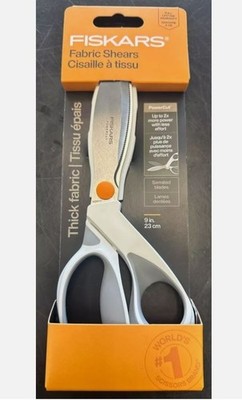 Fiskars Crafts PowerCut Softgrip Shears 9 inch White/Grey