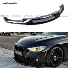 MAD Front Bumper Spoiler Lip for BMW 3 Series F30 328i 335i M Sport Carbon 12-18