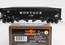 MTH 80-75019 Montour HO Scale 75-Ton Quadruple Hopper Car #126 LN/Box