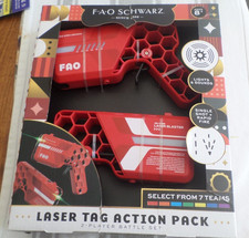 Brand New FAO Schwarz Laser Tag Action Pack 2-Player Battle Set Free Shipping  