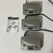 Radio Shack 3 Station FM Intercom System Lot/3 Wireless #43-3105 TESTED WORKS