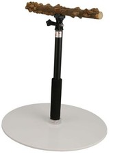 Wood Bird Perch, Portable Detachable Parrot Play Stand, Adjustable Bird Perch