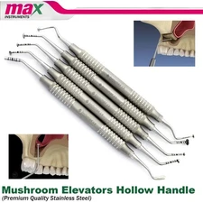 Dental Mushroom Elevators Set Sinus Lift Implant Graft Tools Oral Surgery