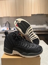 NIKE AIR JORDAN XII 12 RETRO GS 2016 Size 4 NEOPRENE BLACK GYM RED 153265-004