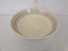McCoy USA Pottery Bowl 12" Stripe Pasta Salad Fruit Serving Bowl FREE SHIPPING
