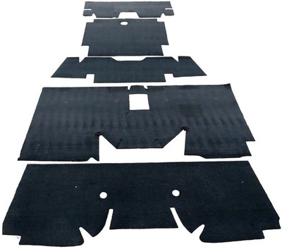 Sound Deadener 5Pc Complete Set for 1969-73 Ford Mustang 2Dr Convertible Tar Mat