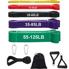 5PCS Heavy Duty Resistance Bands Loop for Gym Exercise Pull up Fitness Workout