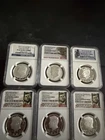 Kennedy Half Dollar Silver Proof NGC PF69/SP69 Set 2014-2018-S
