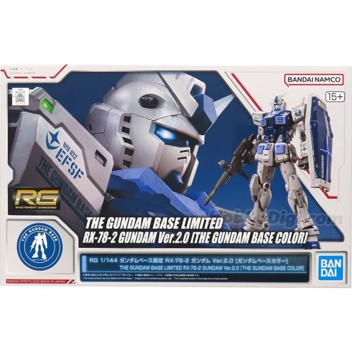 RG 1/144 Gundam Base Limited RX-78-2 Gundam Ver.2.0 Gundam