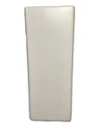 Vintage McCoy FLORALINE #446 Vase Matte Solid White MCM Classic Tall Square USA