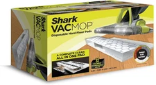 Shark VACMOP Disposable Hard Floor Pad Refills, Compatible with VM252 & VM180, N