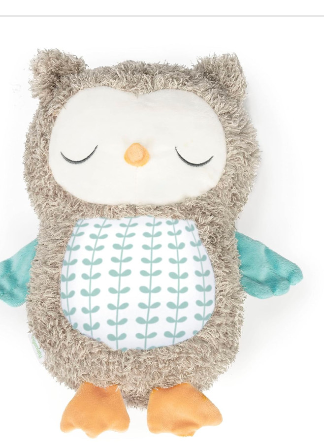 Ingenuity PLUSH soothing Toy snuggle Sounds NALLY NEW bluetooth owl 0+ baby