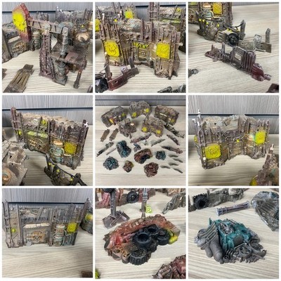 BEMALT WARHAMMER 40K 40.000 KILL TEAM OCTARIUS GELÄNDE LANDSCHAFT BAUSATZ ORKS SCHROTT