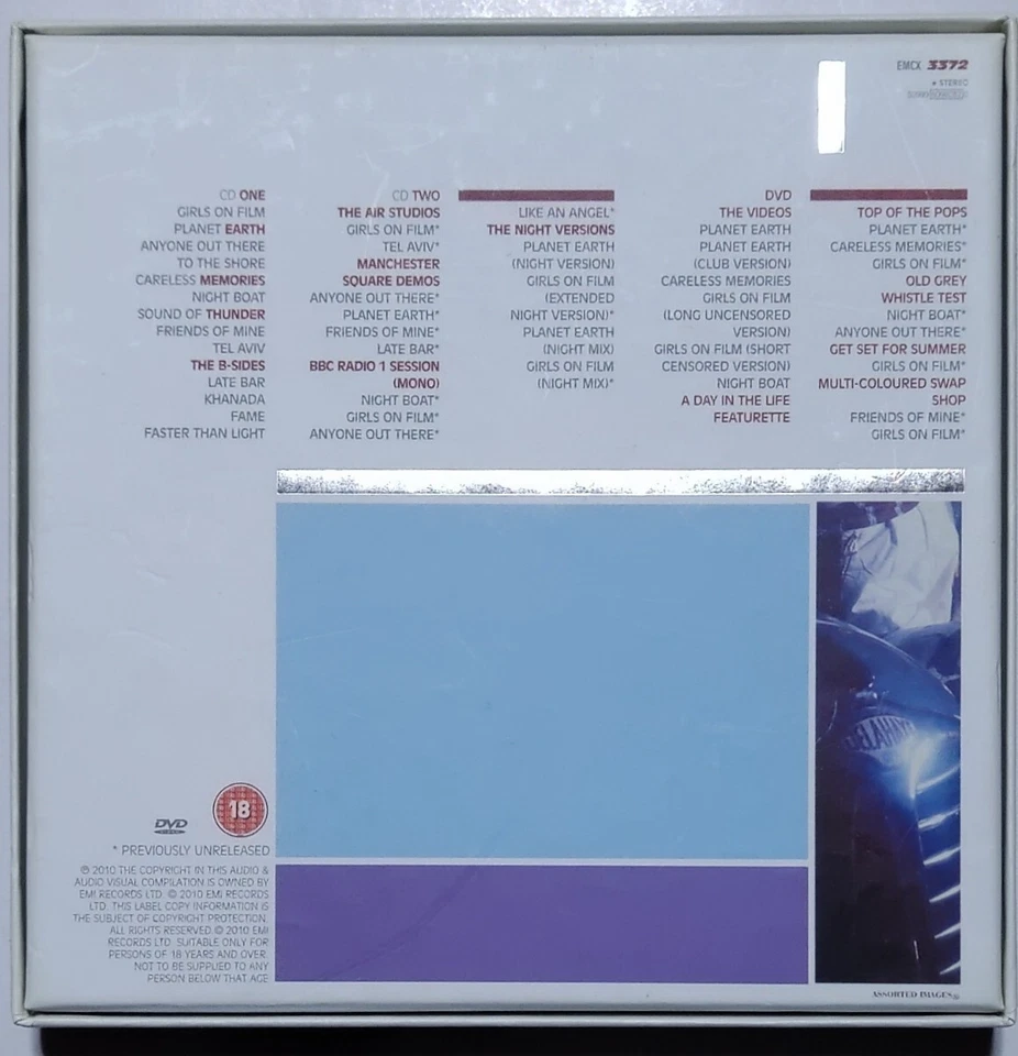 Duran Duran 2CD + DVD Box Set Japan Rare Rock - Image 2 of 4