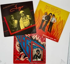 Vintage Latin Vinyl Lot – FUEGO (3 Albums, Rare Tejano/Latin Soul/F ) 