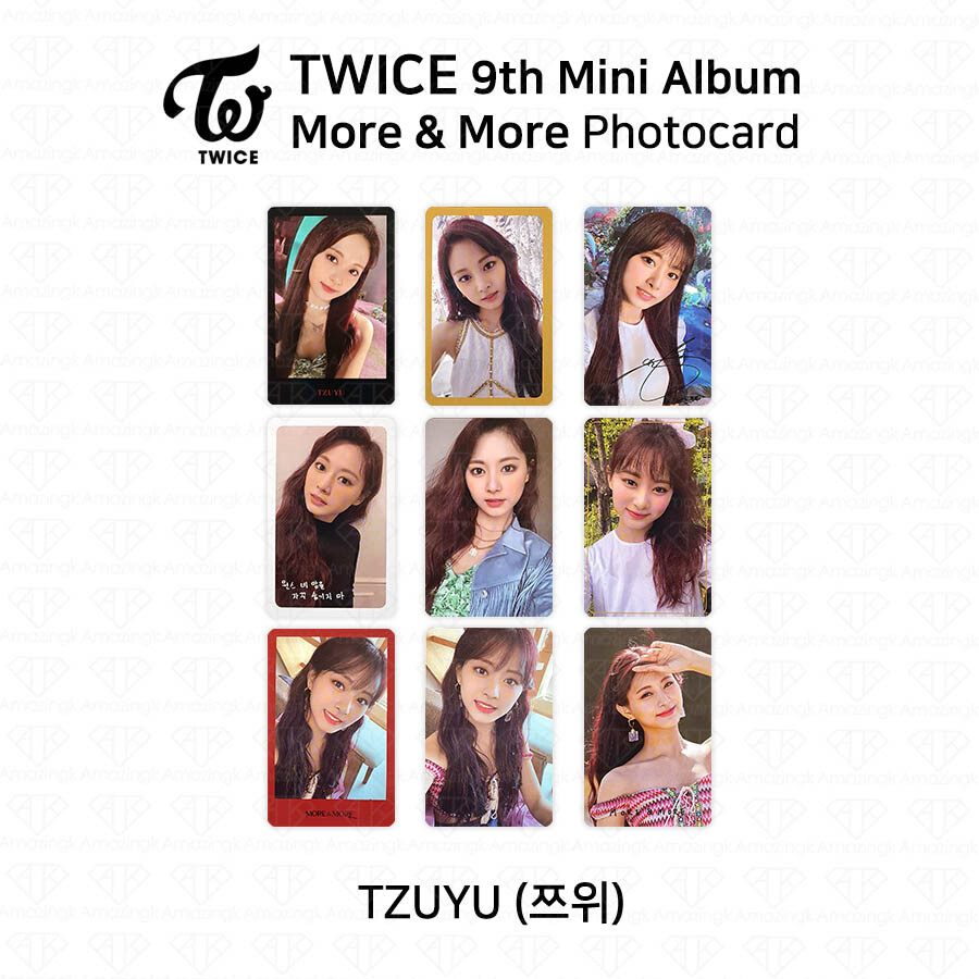 TWICE 9th Mini Album More And More Official Photocard Tzuyu K-POP