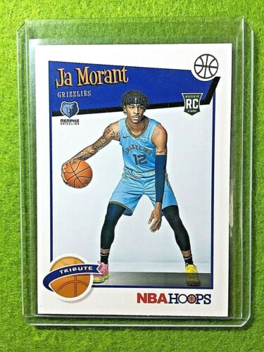 MAILLOT CARTE JA MORANT ROOKIE #12 GRIZZLIES RC 2019-20 Panini Hoops Basketball rc - Photo 1 sur 12