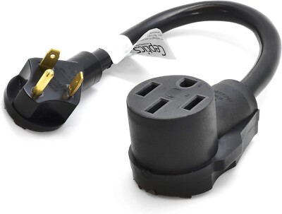 Ceptics 1.5-Ft 50-Amp RV Generator Power Distribution Cord L14-50 to 2x TT-30R
