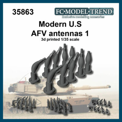 FC Model Trend 1/35 Modern US AFV Antennas set 1
