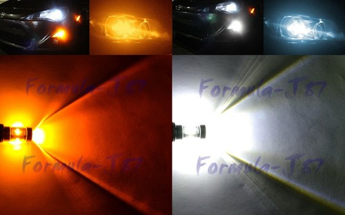 LED Switchback Light 4014 White Amber 1157 Two Bulbs Front Signal Replacement EO - Picture 7 of 12