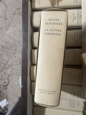 LIBRO DANTE ALIGHIERI LA DIVINA COMMEDIA RICCARDO RICCIARDI MILANO NAPOLI Book